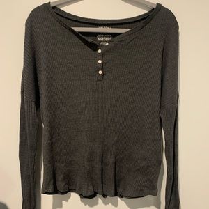 Gray Cardigan Shirt